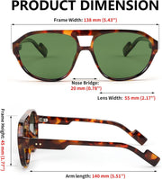 ÉÌƷͼƬ 2 | B0C56XTXBV | FEISEDY Sunglasses Women Men Polarized, Small 70s Aviator Frame, Retro Vintage Sun Glasses B2373