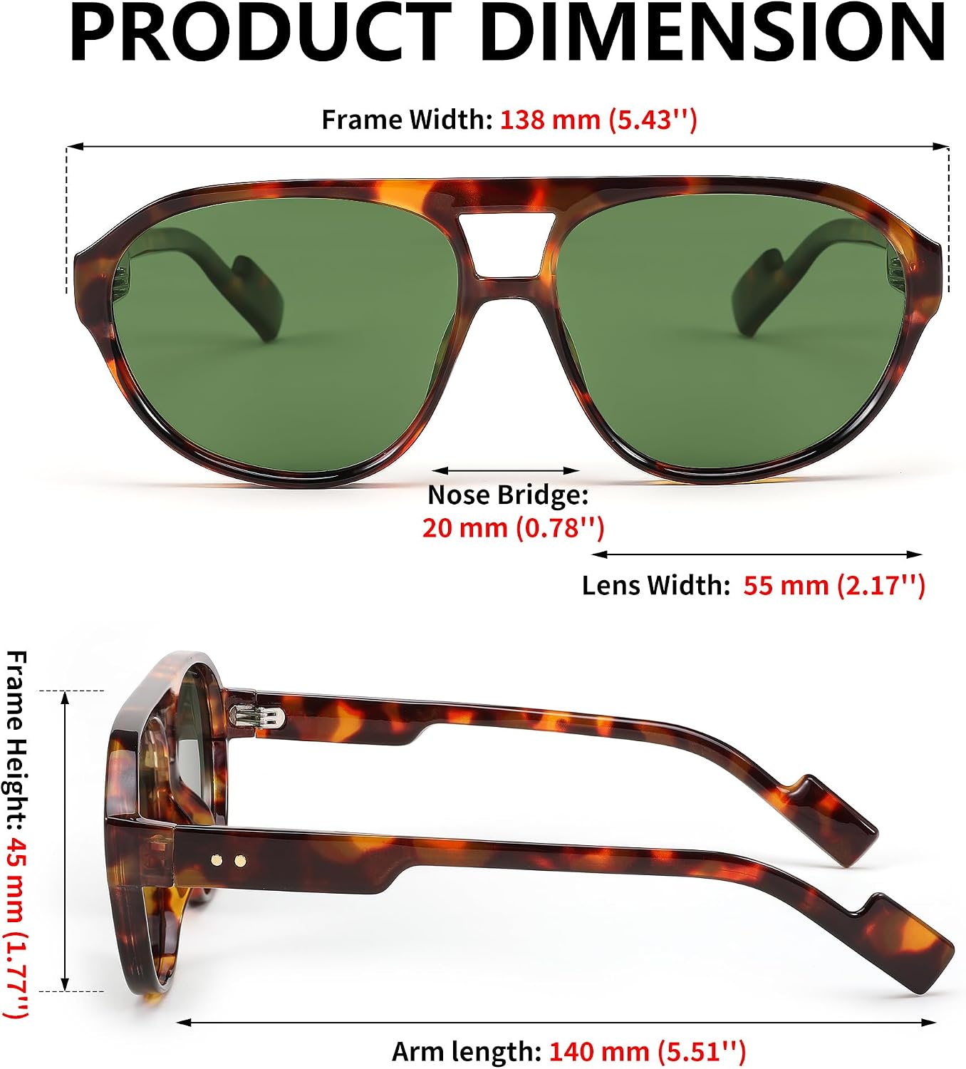商品图片 2 | B0C56XTXBV | FEISEDY Sunglasses Women Men Polarized, Small 70s Aviator Frame, Retro Vintage Sun Glasses B2373