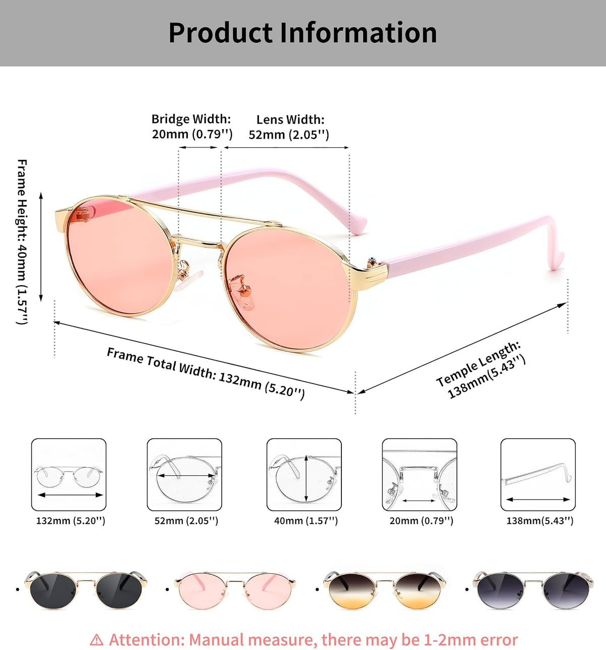 ÉÌƷͼƬ 14 | B0DRYKH1MV | FEISEDY Classic Trendy Oval Sunglasses Women Men Cute Small Shade Metal Frame Sunnies B0264