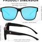 商品图片 16 | B0GQH1CMTJ | FEISEDY Fit Over Glasses Polarized Sunglasses Oversized Square UV400 B0250