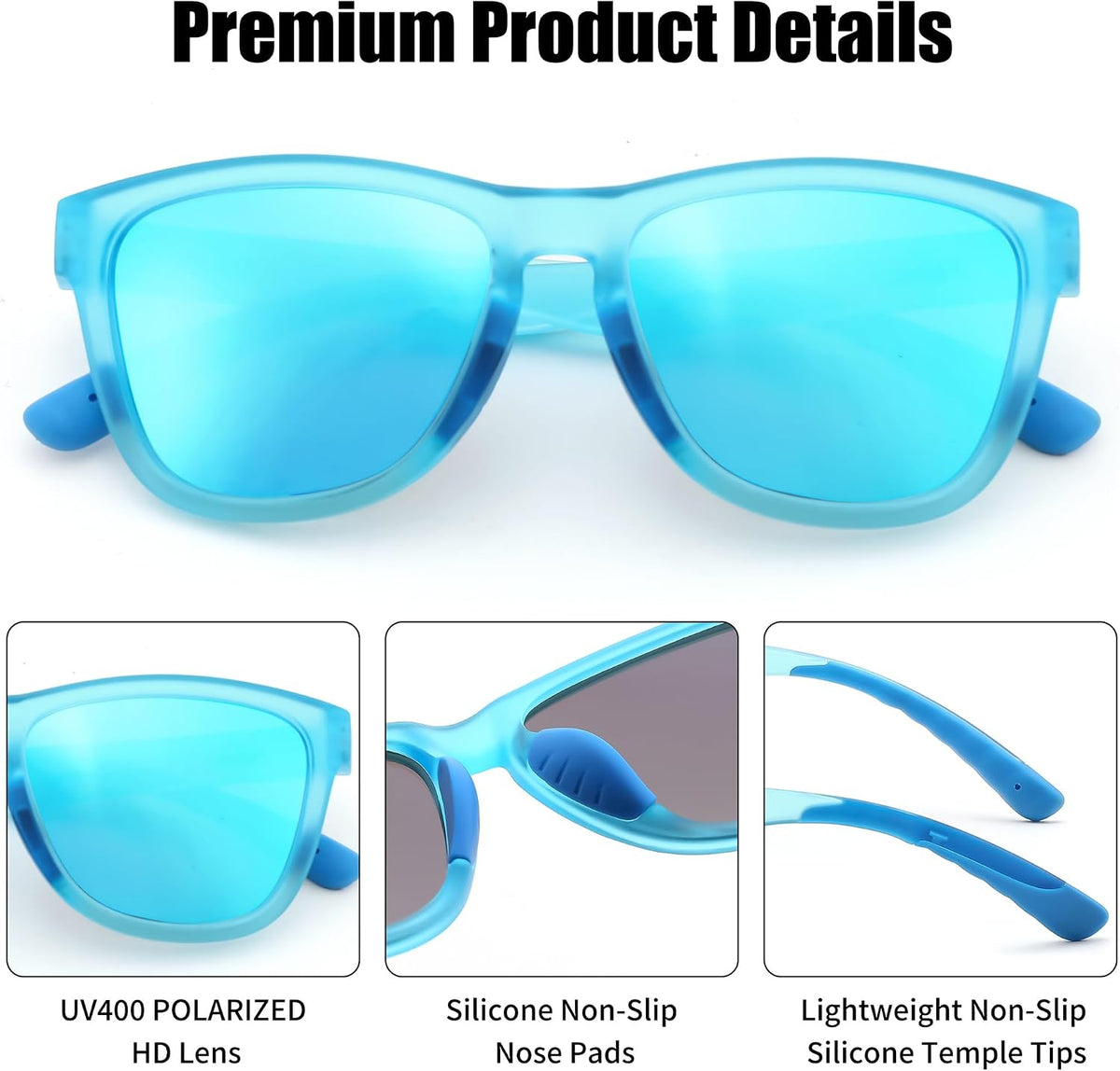 商品图片 35 | B0HFJF1ZXG | FEISEDY Polarized Sunglasses Women Men Sports Lightweight Sun Glasses B1423