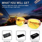 商品图片 94 | B081YY5RM3 | FEISEDY Classic Womens Night Glasses Driving Anti Glare Wrap Around Yellow Sunglasses B2548