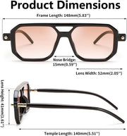 ÉÌƷͼƬ 36 | B09YTJ4FQZ | FEISEDY Vintage Square 70s Flat Aviator Sunglasses Women Men Classic Retro Stylish Frame UV400 Sunglasses B2622