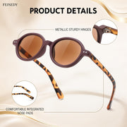 ÉÌƷͼƬ 27 | B0GYW69THN | FEISEDY Reading Glasses for Women Men Retro Oval Reader Sunglasses B1379
