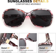 ÉÌƷͼƬ 10 | B0FZKDK786 | FEISEDY Polarized Sunglasses for Women Classic Vintage UV400 Shade