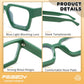 商品图片 41 | B0DXDYMMPM | FEISEDY Retro Blue Light Blocking Glasses for Women Men 90s Classic Rectangle Frame Thick Chic Computer Eyeglasses B2383R