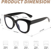 ÉÌƷͼƬ 11 | B0DSP9ZRGV | FEISEDY Retro Blue Light Glasses for Women Men, Thick Square Glasses Blue Light Blocking, Anti Glare Digital &Eyestrain B0278
