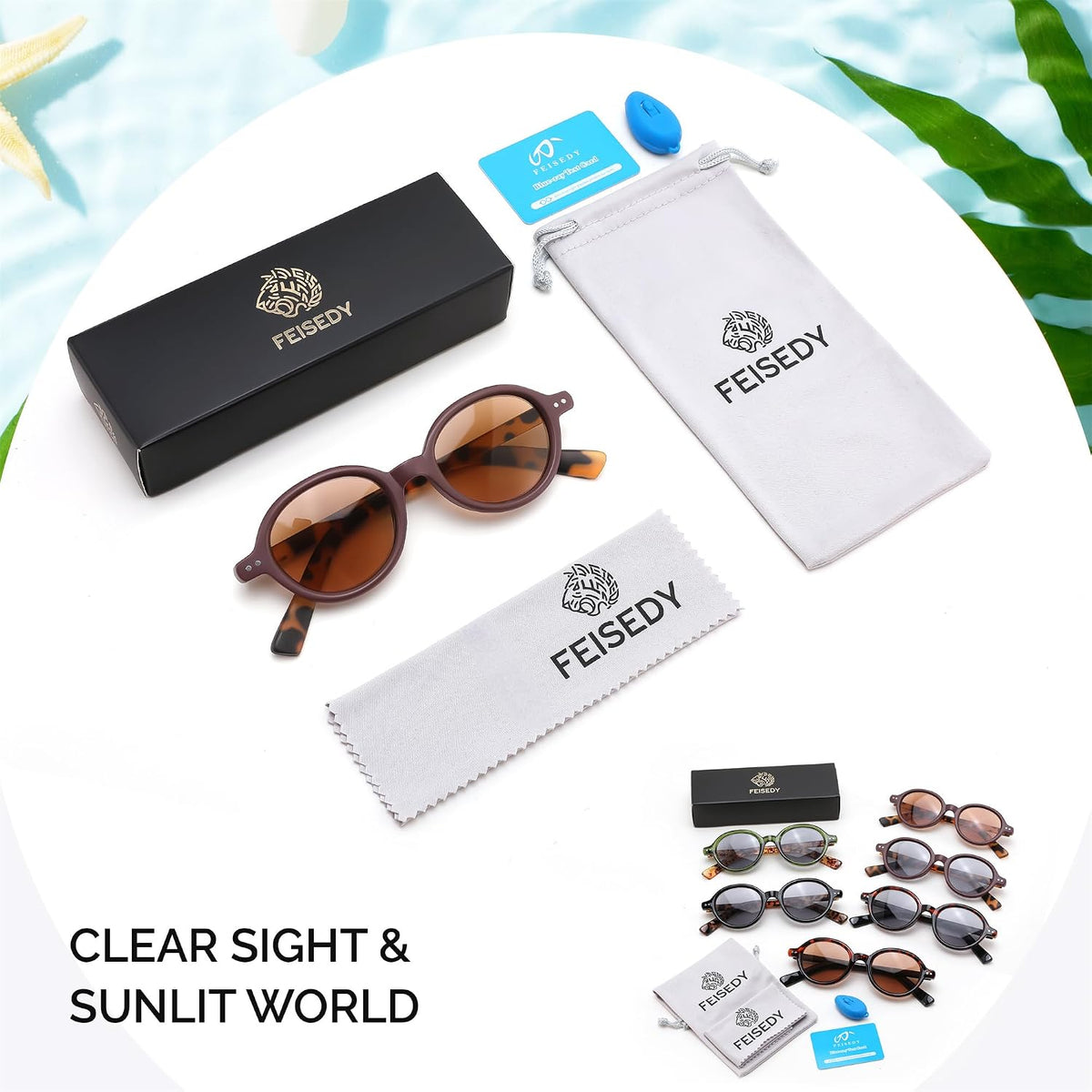 ÉÌƷͼƬ 28 | B0GYW69THN | FEISEDY Reading Glasses for Women Men Retro Oval Reader Sunglasses B1379