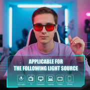 ÉÌƷͼƬ 17 | B0FQ5DRDJG | FEISEDY Orange Blue Light Blocking Glasses for Woman Men Amber Lenses Computer Gaming Glasses for Better Sleep
