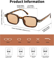 ÉÌƷͼƬ 20 | B0H1B921MS | FEISEDY Trendy Rectangle Sunglasses Womens Mens Narrow Square Shades B0449