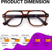 ÉÌƷͼƬ 8 | B0FHKFDMDZ | FEISEDY Aviator Blue Light Glasses for Men Women, Retro 70s Style Design TR90 Anti Glare Digital Eyestrain & Daily Wear B0284