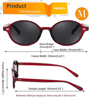 ÉÌƷͼƬ 13 | B0DTHVTKB5 | FEISEDY Retro Oval Sunglasses for Women 90s Narrow Round Lightweight Shades Y2k Trendy Sunnies B1171
