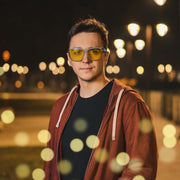 ÉÌƷͼƬ 22 | B0DJS7NVNT | FEISEDY Night Vision Driving Glasses Anti Glare Fit Over Glasses for Men Women Polarized Nighttime B0250