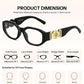 商品图片 6 | B0G34Q5S98 | FEISEDY Retro Trendy Narrow Blue Light Glasses for Women Men B0316 | Vintage 90s Small Square Eyeglasses,Blue Light Blocking