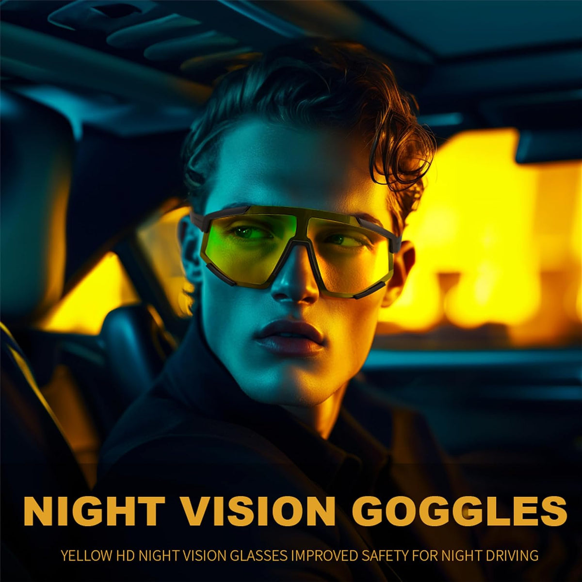ÉÌƷͼƬ 3 | B0DFMBL68F | FEISEDY Photochromic Sports Sunglasses for Men Women Night Vision Cycling Driving Running Glasses B0233