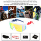 商品图片 23 | B096SD9GGG | FEISEDY Oversized Mirror Shield Sport 80s Sunglasses Ski Goggles Flat Top One Piece Futuristic Visor Women Men B2522