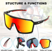 ÉÌƷͼƬ 10 | B0D2XDTT5X | FEISEDY Sports Cycling Sunglasses for Men Women, UV400 Protection Baseball Running Fishing Biking B0168