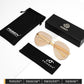 商品图片 34 | B0FKML2SSC | FEISEDY Oversized Aviator Sunglasses Women Men - Retro Gold Metal Chunky Frame, UV400 for Driving & Daily Wear B0311