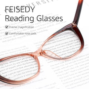 ÉÌƷͼƬ 3 | B0G8D97VW9 | FEISEDY 3 Pack Cat Eye Reading Glasses Blue Light Blocking Women/Men B0374