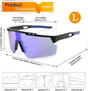 ÉÌƷͼƬ 22 | B0CBRSHNT3 | FEISEDY Sports Sunglasses for Men and Women, UV400 Protection Cycling Goggles Golf Baseball Driving Fishing B0022