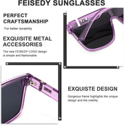 ÉÌƷͼƬ 131 | B0B2836HD6 | FEISEDY Sunglasses for Women Men, Fashion Mirrored Single Lens Shades
