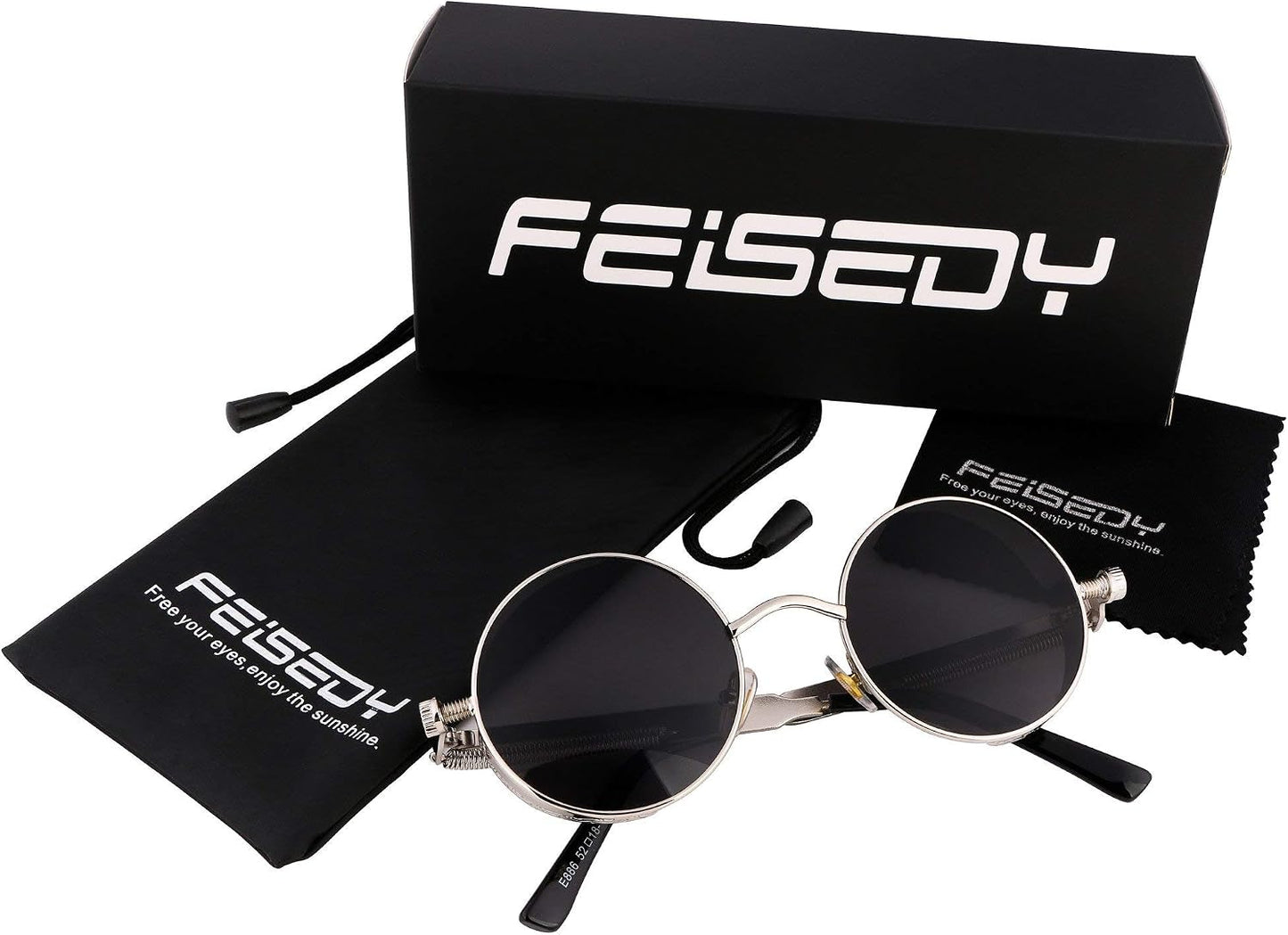 商品图片 36 | B06XY36GDW | FEISEDY Retro Gothic Steampunk Sunglasses For Men Women
