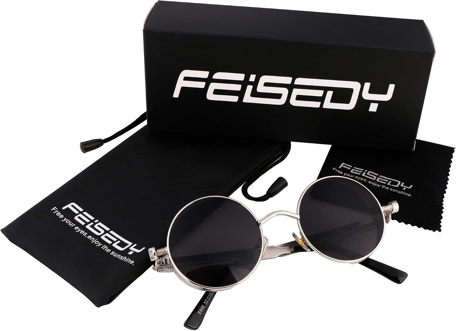 商品图片 36 | B06XY36GDW | FEISEDY Retro Gothic Steampunk Sunglasses For Men Women