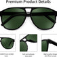 商品图片 10 | B0GXMV1N2N | FEISEDY Retro Aviator Sunglasses for Women Men Square Sunnies 70s Pilot Style Lightweight UV400 Shades B0421