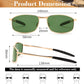 商品图片 13 | B07GSRV2H5 | FEISEDY Rectangle Polarized Square Sunglasses for Men Women B2444