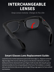 ÉÌƷͼƬ 6 | B0H6PJ2TJN | FEISEDY AI Smart Glasses with AI Assistant for Travel & Daily Use B0476