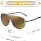 商品图片 19 | B0DSV55WLM | FEISEDY Polarized Sunglasses Men Women Mirrored One Piece Lens B0277