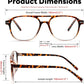 商品图片 31 | B0CY2LFJP7 | FEISEDY Blue Light Blocking Glasses Women Men Square Computer Lightweight Pilot Glasses Anti Eyestrain & UV Glare B0141