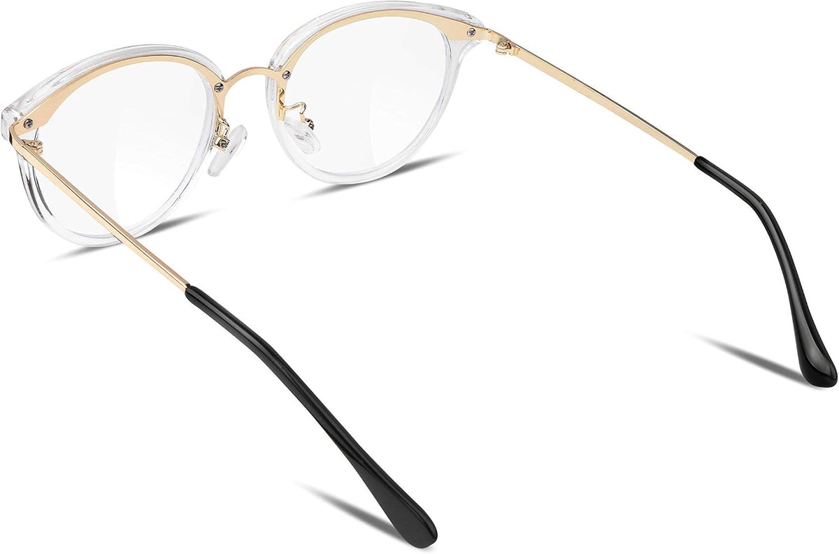 商品图片 11 | B07D1YJSTB | FEISEDY Women Vintage Glasses Frames Round Eyewear Clear Lens B2260