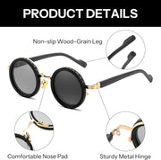 ÉÌƷͼƬ 14 | B0GG9L2R9Z | FEISEDY Adjustable Polarized Sunglasses Round ND TAC Lenses UV400 B0380