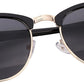 商品图片 2 | B01NCJS1IB | FEISEDY Vintage Half Frame Rimmed Sunglasses Men Women Classic Sun Glasses with Metal Rivets B1510