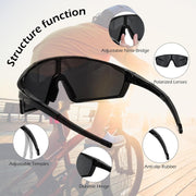 ÉÌƷͼƬ 4 | B0DFLMHFF6 | FEISEDY Kids Teens Baseball Polarized Sunglasses Lightweight TR90 Frame UV400 Sports Cycling Shades for Boys Girls B0186
