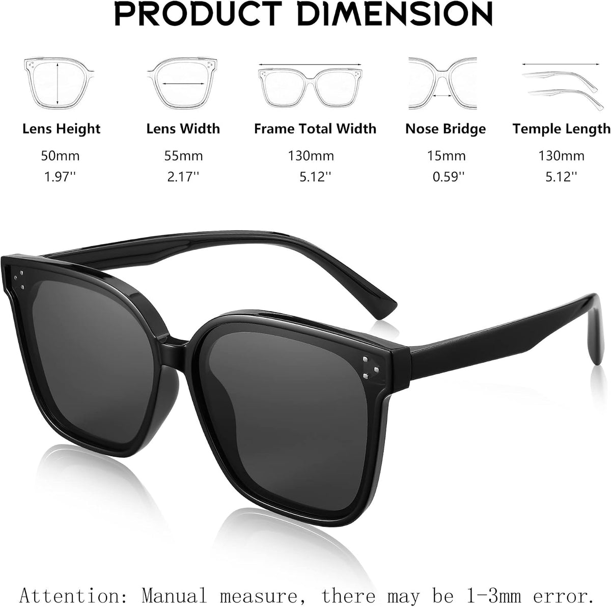 ÉÌƷͼƬ 7 | B0B3WPR65R | FEISEDY Kids Polarized Square Sunglasses for Boys Girls Vintage Shades UV Protection Trendy Classic Style Sun Glasses B2316
