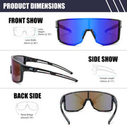 ÉÌƷͼƬ 13 | B0DK3GLVV6 | FEISEDY Cycling Glasses Sports Sunglasses for Men Women, Lightweight TR90 Frame UV400 MTB Running Fishing Baseball B0224