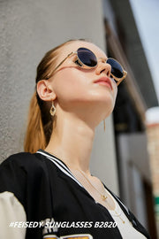 ÉÌƷͼƬ 35 | B0CHLX78KB | FEISEDY Retro Steampunk Sunglasses for Men Women, Round Metal Frame Gothic Vintage Style B2820