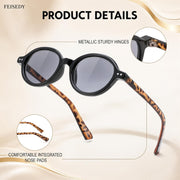 ÉÌƷͼƬ 20 | B0GYW69THN | FEISEDY Reading Glasses for Women Men Retro Oval Reader Sunglasses B1379