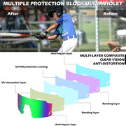 ÉÌƷͼƬ 20 | B0CCJ9N8C5 | FEISEDY Kids Sports Sunglasses UV400 for Youth, Ages 8-16 B0048