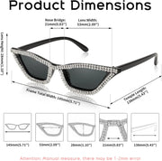 ÉÌƷͼƬ 118 | B079KYQYT3 | FEISEDY Small Cat Eye Sunglasses Vintage Square Shade Women Eyewear B2291