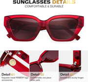 ÉÌƷͼƬ 43 | B0F8N6T6HM | FEISEDY Women's Polarized Cat Eye Sunglasses - UV400 Protection, Trendy Design for Driving & Daily Wear B0299