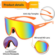 ÉÌƷͼƬ 17 | B0D5D4T92Q | FEISEDY Sports Sunglasses for Men and Women,Oversized One Piece Reflective Lens Cycling Sunglasses B0178