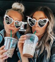 ÉÌƷͼƬ 9 | B0B8R3G4T8 | FEISEDY Love Heart Shaped Sunglasses for Women Trendy Retro Cat Eye Mod Style Stylish Glasses B2336