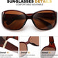 商品图片 32 | B0H4R52F3D | FEISEDY Women's Polarized Sunglasses Wrap Around Vintage Fashion Sunnies UV400 Protection B0394