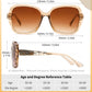 商品图片 21 | B0GSVYSZZX | FEISEDY Oversized Butterfly Bifocal Sunglasses Reader for Women B0353