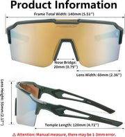 ÉÌƷͼƬ 20 | B0CVWYCSZS | FEISEDY Sports Sunglasses for Men Women Baseball Cycling Running Driving Glasses UV400 B0088