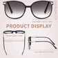 商品图片 5 | B0FPCGQQSX | FEISEDY 2 Pack Stylish Reader Sunglasses for Women B0321 | Fashion Lightweight UV400 Protection Full Lens Reading Glasses