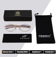 ÉÌƷͼƬ 19 | B0FH4FH8VH | FEISEDY Retro Oval Sunglasses Women Men - Gold Metal Chunky Frame, UV400 for Driving & Daily Wear B0312